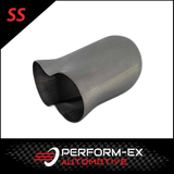 2 x 2" INLET 2.5" OUTLET 2 INTO 1 SS COLLECTOR CONE (CC208SS)