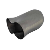 2 x 2.5" INLET 2.5" OUTLET 2 INTO 1 COLLECTOR CONE (CC209)