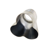 3 x 1.58" INLET 2" OUTLET 3 INTO 1 SS COLLECTOR CONE (CC304SS)