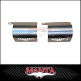 MANTA STEERING RACK BOOT COVER HEAT SHIELD SET FITS HOLDEN COMMODORE VU VY VZ 5.7L 6.0L V8 (COM109HEATSHIELD)