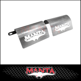 MANTA STEERING RACK BOOT COVER HEAT SHIELD SET FITS HOLDEN COMMODORE VU VY VZ 5.7L 6.0L V8 (COM109HEATSHIELD)