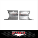 MANTA STEERING RACK BOOT COVER HEAT SHIELD SET FITS HOLDEN COMMODORE VU VY VZ 5.7L 6.0L V8 (COM109HEATSHIELD)