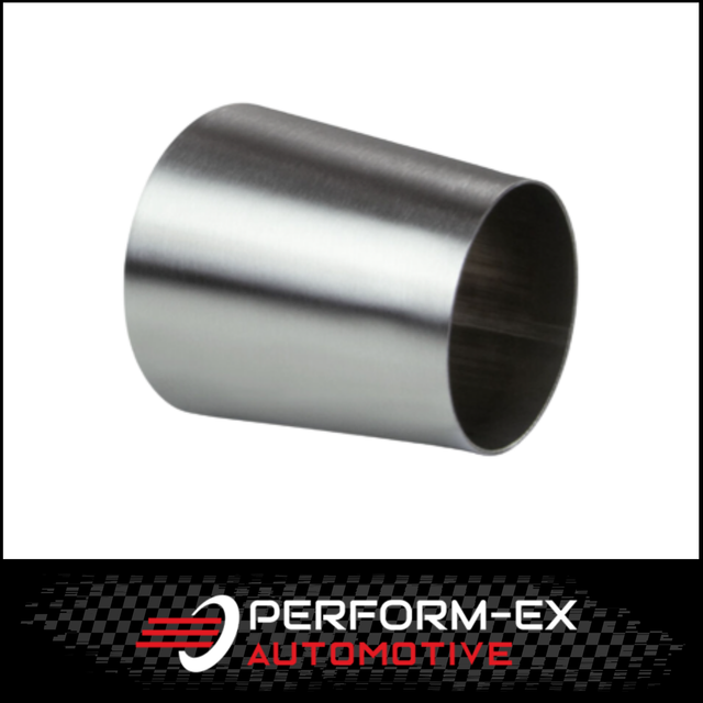 REDUCER TAPERED CONE - 3" (76MM) TO 2.5" (63MM) X 4" LONG (304 STAINLESS STEEL)
