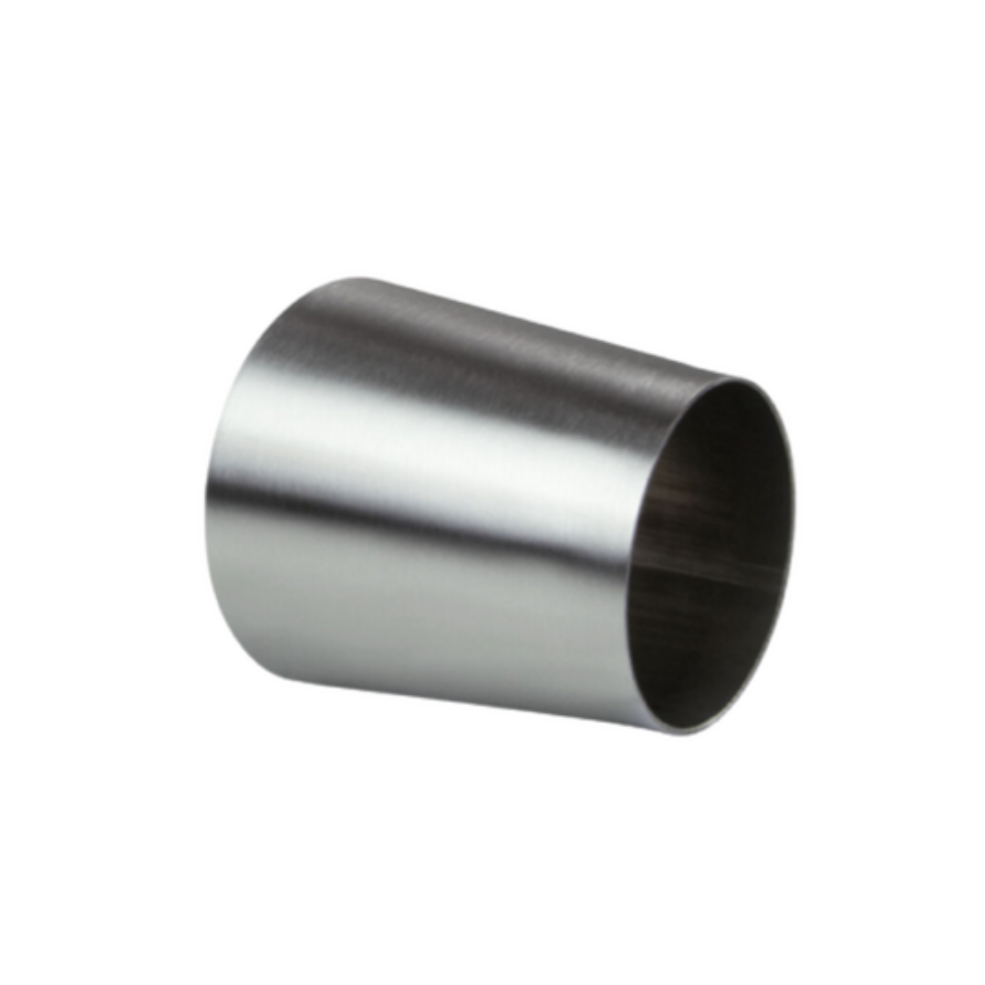 REDUCER TAPERED CONE - 4" (101MM) TO 3" (76MM) X 4" LONG (304 STAINLESS STEEL)