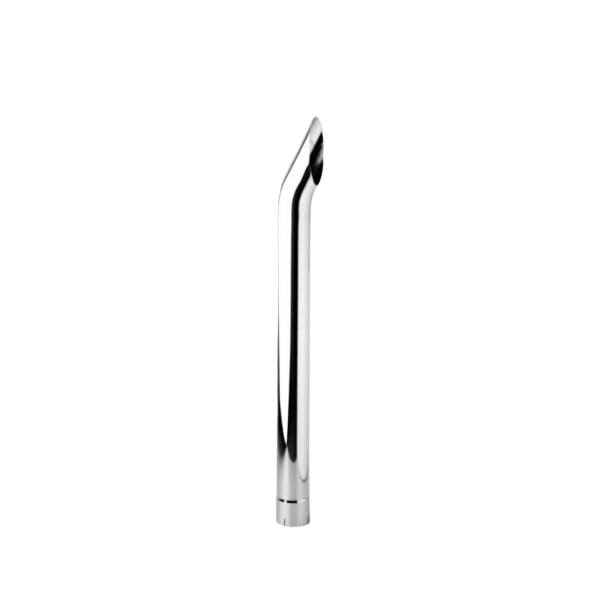 CHROME EXHAUST STACK CURVED 3.5" OD X 60" (1525MM) LONG WITH EXPANDED INLET (CXS3560)