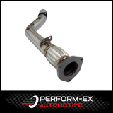 3.5" STAINLESS STEEL DPF DELETE PIPE FITS FORD RANGER NEXT GEN 3.0L V6 6/2022-ON