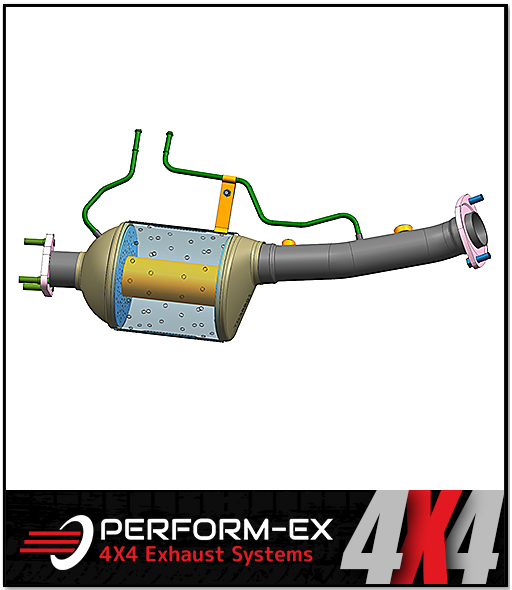 DPF DELETE DUMMY VERSION FITS TOYOTA LANDCRUISER VDJ200R 4.5L V8 2015-2021 (DPF1545PO-KIT)