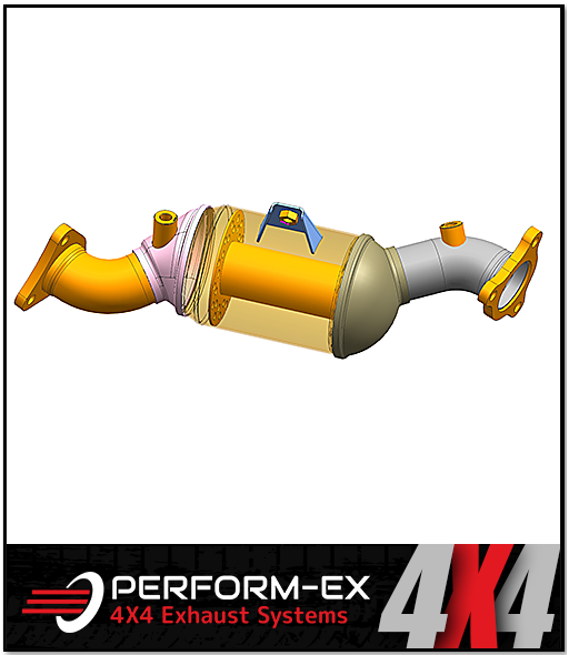 DPF DELETE DUMMY VERSION FITS TOYOTA LANDCRUISER VDJ200R 4.5L V8 2015-2021 (DPF1545PO-KIT)