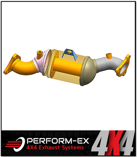 DPF DELETE DUMMY VERSION FITS TOYOTA LANDCRUISER VDJ200R 4.5L V8 2015-2021 (DPF1545PO-KIT)