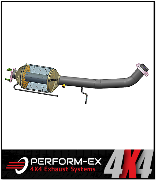 DPF DELETE DUMMY VERSION FITS TOYOTA LANDCRUISER VDJ200R 4.5L V8 2015-2021 (DPF1545PO-KIT)