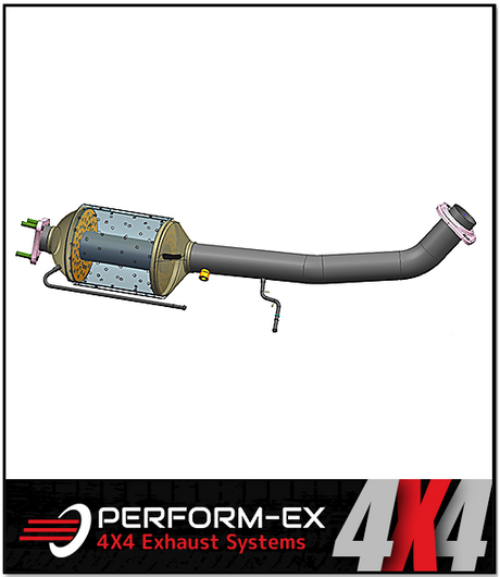 DPF DELETE DUMMY VERSION FITS TOYOTA LANDCRUISER VDJ200R 4.5L V8 2015-2021 (DPF1545PO-KIT)