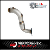 3" STAINLESS STEEL DPF DELETE PIPE WITH CAT FITS ISUZU D-MAX TF II 3.0L 4JJ1 2016-2020