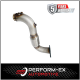 3" STAINLESS STEEL DPF DELETE PIPE WITH CAT FITS ISUZU D-MAX RG 3.0L 4JJ3 2020-ON