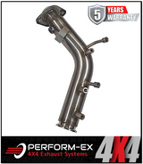 3" DPF DELETE PIPE 304 STAINLESS STEEL FITS TOYOTA FORTUNER GUN156R 2.8L 1GD-FTV 2015-ON