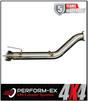 DPF DELETE PIPE 304 STAINLESS STEEL FITS TOYOTA LANDCRUISER VDJ78R 2016-2025