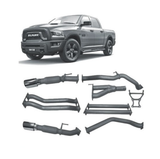 REDBACK TWIN 3" 409 STAINLESS CAT BACK EXHAUST SYSTEM FITS RAM 1500 DS 5.7L 2017-ON