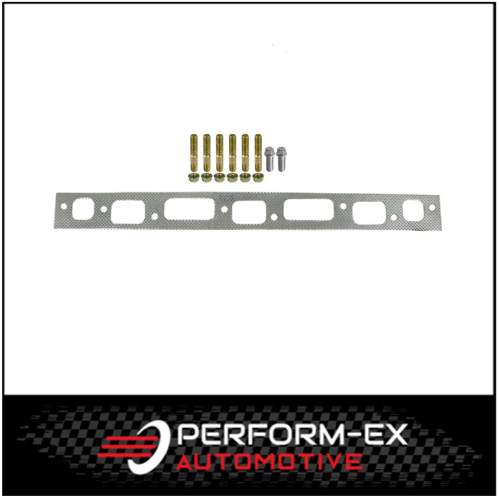 EXHAUST MANIFOLD/EXTRACTOR GASKET & BOLT KIT FITS HOLDEN RED MOTOR 6CYL 138, 149, 161, 173, 186, 202 (DSF002-KIT)