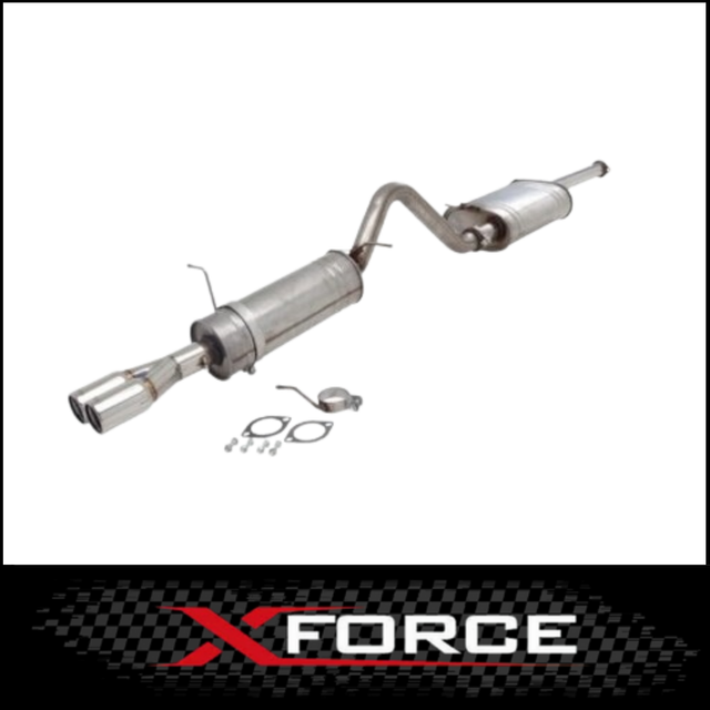 FORD FALCON BA BF XR6 NON TURBO UTE XFORCE 2 1/2" 409 STAINLESS STEEL CAT BACK EXHAUST SYSTEM