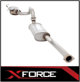 XFORCE 2.5" 409 STAINLESS STEEL CAT BACK EXHAUST FITS FORD FALCON BA BF XR6 NON TURBO SEDAN (E4-F5-02T-CBS)