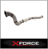 XFORCE STAINLESS STEEL 3.5" TURBO BACK EXHAUST SYSTEM FITS FORD FALCON BA BF 4.0L XR6 TURBO SEDAN 9/2002-4/2008 (E4-F6-02-B-TBS)