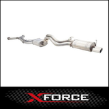 XFORCE 409 STAINLESS STEEL TWIN 2 1/2" CAT BACK EXHAUST SYSTEM (HIGH SOUND) FITS FORD FALCON BA BF XR8 SEDAN