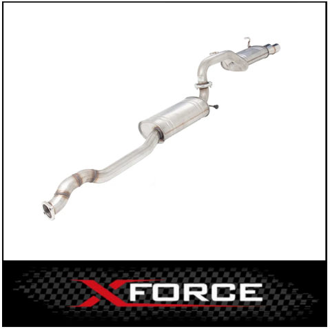 FORD FALCON FG XR6 NON TURBO SEDAN XFORCE 2.5in 409 STAINLESS STEEL CAT BACK EXHAUST (E4-F10-CBS)