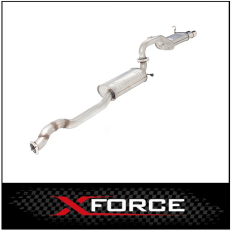 FORD FALCON FG XR6 NON TURBO SEDAN XFORCE 2.5in 409 STAINLESS STEEL CAT BACK EXHAUST (E4-F10-CBS)