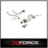 XFORCE STAINLESS STEEL 4" TURBO BACK EXHAUST SYSTEM FITS FORD FALCON FG FG-X 4.0L XR6 TURBO SEDAN 5/2008-10/2016 (E4-FG21-TBS)