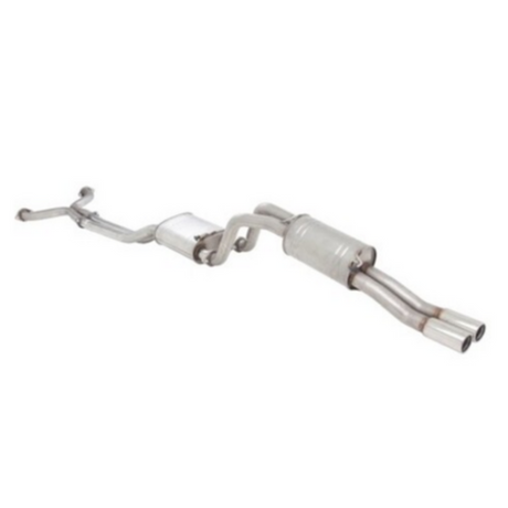 FORD FALCON FG XR8 UTE XFORCE TWIN 2 1/2" 409 STAINLESS STEEL CAT BACK EXHAUST