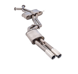 XFORCE TWIN 2.25" CATBACK 409 STAINLESS STEEL EXHAUST SYSTEM WITH MUFFLER REAR FITS HOLDEN STATESMAN/CAPRICE WL V6