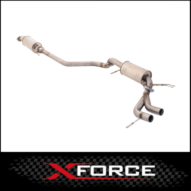 XFORCE 409 STAINLESS STEEL 2.5" CATBACK EXHAUST SYSTEM FITS HYUNDAI VELOSTER SR 1.6L TURBO 2012-2017