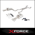 XFORCE TWIN 2.5" 409 STAINLESS STEEL CATBACK EXHAUST SYSTEM WITH VAREX REAR MUFFLERS FITS HOLDEN COMMODORE VE/VF SEDAN/WAGON SS/SV6