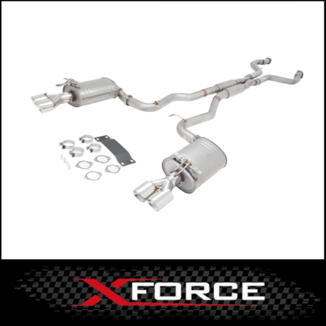 XFORCE TWIN 3" 409 STAINLESS STEEL CATBACK EXHAUST SYSTEM FITS HOLDEN STATESMAN/CAPRICE WM/WN V6/V8