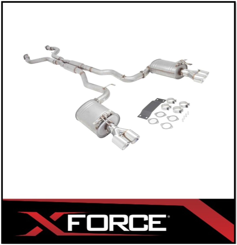 XFORCE TWIN 3" 409 STAINLESS STEEL CATBACK EXHAUST SYSTEM FITS HOLDEN STATESMAN/CAPRICE WM/WN V6/V8