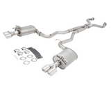 XFORCE TWIN 3" 409 STAINLESS STEEL CATBACK EXHAUST SYSTEM FITS HOLDEN COMMODORE VE/VF UTE SS/SV6 (E4-VF73UTE-CBS)