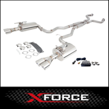 XFORCE TWIN 3" 409 STAINLESS STEEL CATBACK EXHAUST SYSTEM WITH VAREX REAR MUFFLERS FITS HOLDEN STATESMAN/CAPRICE WM/WN V6/V8