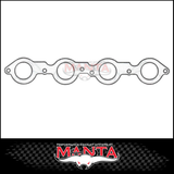 DPE BY MANTA ENGINE BACK STAINLESS STEEL EXHAUST FITS HOLDEN COMMDORE VE VF 6.0L 6.2L V8 SEDAN/WAGON (HOLK128S3-178C)