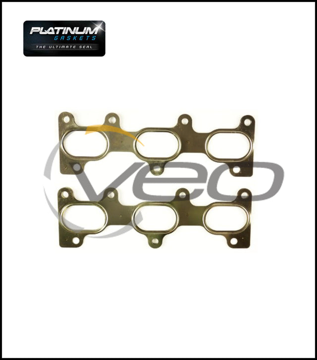 PLATINUM EXHAUST MANIFOLD GASKET FITS HYUNDAI SONATA EF 2.5L G6BV V6 8/98-9/01