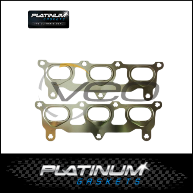 PLATINUM EXHAUST MANIFOLD GASKET FITS HOLDEN COLORADO RC 3.6L V6 2008-ON
