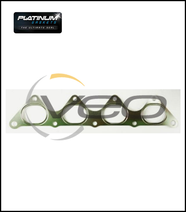 PLATINUM EXHAUST MANIFOLD GASKET FITS MITSUBISHI PAJERO iO QA 1.8L 3/99-9/01