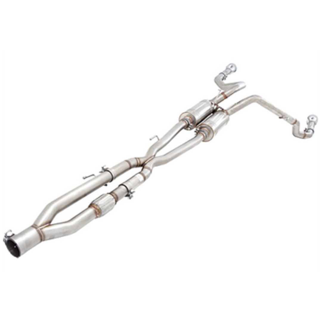 XFORCE TWIN 2.5" INTO TWIN 3" STAINLESS STEEL CATBACK EXHAUST SYSTEM WITH VAREX FITS RAM 1500 DS 5.7L V8