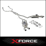 KIA STINGER CK 3.3L V6 TURBO TWIN 2.5" XFORCE 304 STAINLESS STEEL CAT BACK EXHAUST WITH VAREX