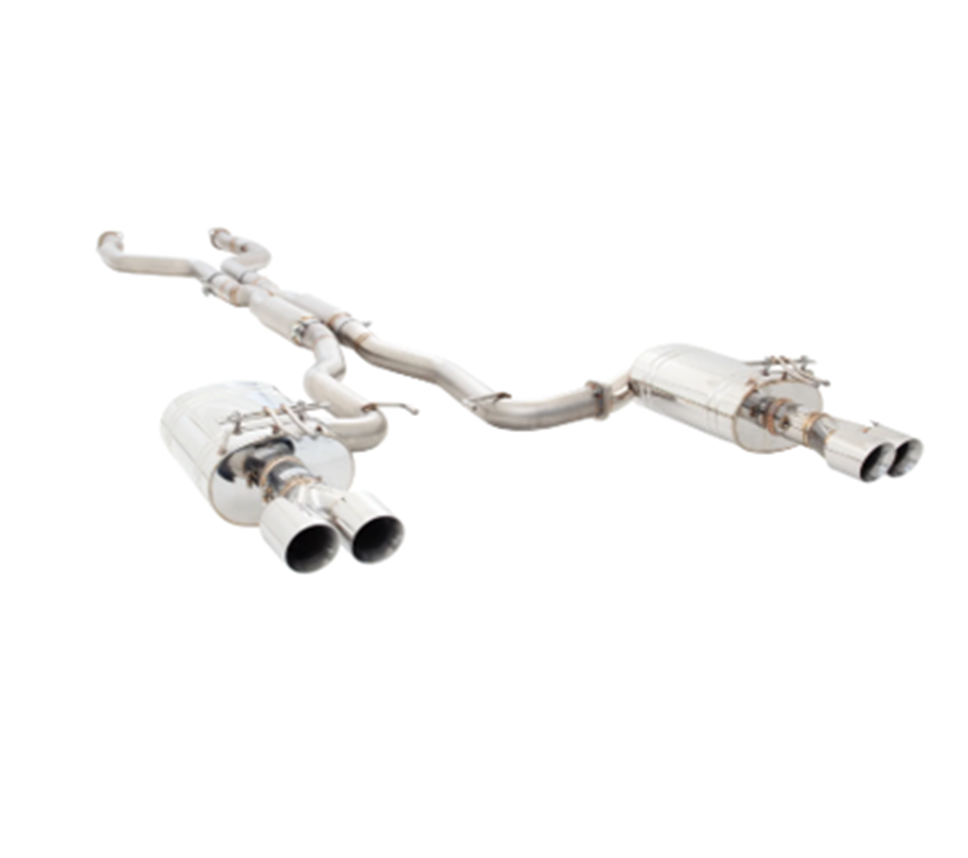 XFORCE TWIN 2.5" 304 STAINLESS STEEL CATBACK EXHAUST SYSTEM FITS HOLDEN COMMODORE VE/VF SEDAN/WAGON SS/SV6 (ES-VF72SED-CBS)