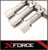 XFORCE 3" STAINLESS STEEL VAREX CATBACK EXHAUST SYSTEM FITS HONDA CIVIC FK8 TYPE R 9/2017-2021 (ESHCR17VKCS)