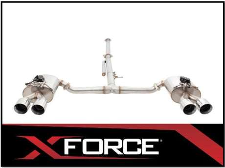 XFORCE VAREX 3" CAT BACK EXHAUST SYSTEM FITS HYUNDAI SONATA N LINE SEDAN 2.5L G4KP TURBO 12/2020-2023