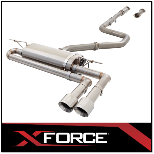 XFORCE VAREX 3" CAT BACK EXHAUST SYSTEM FITS HYUNDAI i30 N LINE SEDAN 1.6L G4FP TURBO 11/2020-ON