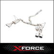 XFORCE 3" STAINLESS STEEL CATBACK EXHAUST SYSTEM FITS SUBARU WRX STI SEDAN 1/2014-ON (RACE SYSTEM)
