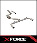 XFORCE 304 STAINLESS STEEL VAREX CAT BACK EXHAUST SYSTEM FITS VOLKSWAGEN GOLF GTi MK7 MK7.5 MK8 2013-ON