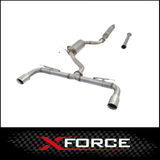 XFORCE 304 STAINLESS STEEL VAREX CAT BACK EXHAUST SYSTEM FITS VOLKSWAGEN GOLF GTi MK7 MK7.5 MK8 2013-ON