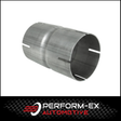 2.25" (57MM) DOUBLE MILD STEEL EXHAUST COUPLER (EXD2250)